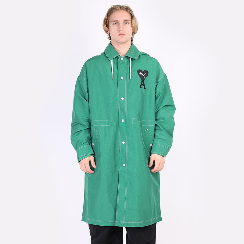 мужская зеленая куртка PUMA x AMI Lightweight Jacket 53406496 - цена, описание, фото 1